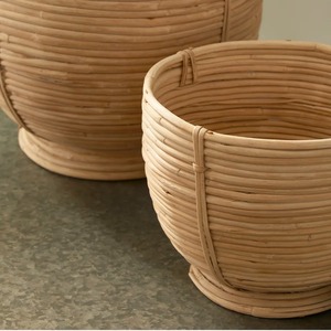 Panier en rotin avec fil tressé, paniers de rangement faits à la main, rotin naturel, moderne, multifonctionnel, fabriqué au Vietnam - Product Image 5