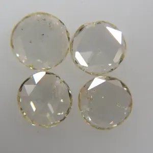 Natuurlijke Losse Diamanten Rosgeslepen Rond 1.5-1.7Mm Voor Het Instellen Van VS-SI Helderheid G-H Kleur Schoon Wit Transparant