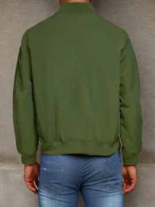 Fashion Flight Casual Polyester Designer <b>Wind</b> <b>Breaker</b> Men Bomber Jacket with Zipper - Product Image 3