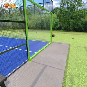 Venta al por mayor: Cancha de pádel con pilar de vidrio para la mejor vista del espectador 2026, Cancha de pádel panorámica Phuoc Thinh, Instalación premium de pádel - Product Image 5