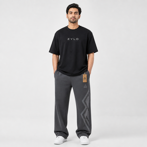 Pantalones de Hombre Personalizados OEM/ODM, Estilo Jogger, de Lona, Casuales, para Invierno, Resistentes, Transpirables, Ecológicos, de Secado Rápido, Corte Holgado, 100% Algodón - Product Image 1