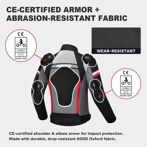 Custom CE Armored Motorcycle Riding <b>Jacket</b> Breathable Mesh Biker <b>Jacket</b> Abrasion Resistant Protective <b>Racing</b> <b>Jacket</b> - Product Image 6