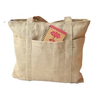Sac messager en jute imprimé sur mesure, sac bandoulière écologique avec grande capacité de rangement pour une utilisation promotionnelle - Product Image 1