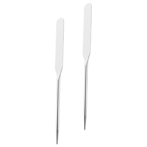 Espátula Facial de Acero Inoxidable de Alta Calidad, Manual, de Una Sola Punta, Pulida, Herramienta para Mezclar Maquillaje con Logotipo Personalizado para Artistas - Product Image 1