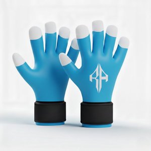 Gants de gardien de but sportifs personnalisés de haute qualité, unisexes, en PU, respirants, avec protection des doigts et du pouce, RIVIAN ATLANTIC - Product Image 1
