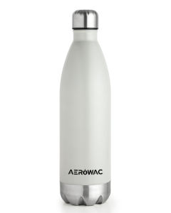 White Stainless Steel Vacuum Insulated Cola Water Bottle Portable Leakproof Thermal Hydration Flask <b>Metal</b> Base - Product Image 5