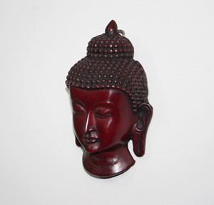 Estatua de Cabeza de Buda de Resina Hecha a Mano, Decoración para el Hogar, Arte Espiritual, Escultura, Busto de Buda de 3.5*2*5.5 Pulgadas - Product Image 1
