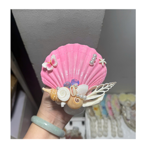 Handmade Coastal Seashell Night <b>Lamp</b> Scallop Shell Table Light Natural Decorative Bedroom <b>Bedside</b> <b>Lamp</b> for Home Interior - Product Image 4