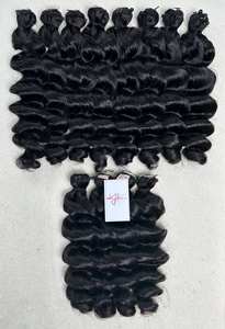 Extensions de Cheveux Vierges Vietnamiens Ondulés Double Drawn, 100% Alignés dans le Sens de la Cuticule, Non Traités, Doux, Sains et Lisses - Product Image 3