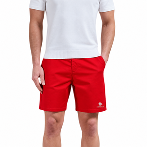 Shorts de loisirs pour hommes en tissu léger, coupe régulière confortable, poches fonctionnelles pour la marche estivale et les vacances - Product Image 1