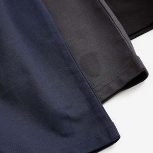Short de bain décontracté pour homme, taille mi-haute élastique, tissé, couleur unie, doublé, séchage rapide, 100% coton respirant, style Wing-in, service OEM - Product Image 6