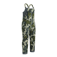 Salopette de chasse imperméable en softshell avec impression par sublimation camouflage pour hommes, isolée pour le froid, respirante et silencieuse