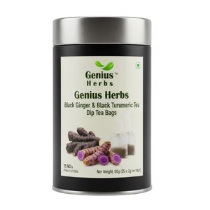 Bolsitas de Té Nutritivas de Jengibre Negro y Cúrcuma Negra, Bebida Natural a Base de Plantas, Venta al Por Mayor para Centros de Bienestar y Tiendas de Salud - Product Image 1