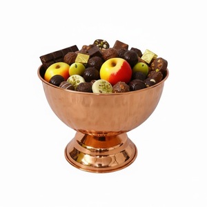 Bol décoratif artisanal en cuivre martelé, bol à chocolat, bol à bonbons, pour la maison et les hôtels, au prix le plus bas - Product Image 3