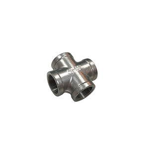 Raccords de tuyauterie industriels en acier inoxydable à 4 voies, haute spécification, 3 pouces, usinage lisse, sur mesure OEM/ODM, marque Chico - Product Image 1