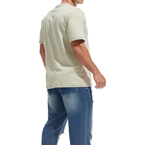 Fabricant Professionnel – Vêtements pour Hommes Grandes Tailles – Col Rond Respirant – Teint Uni – Motif Uni – Design Vierge – Personnalisable – 100% Coton - Product Image 2