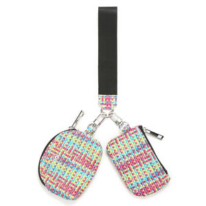 Women and Girls Designer PU <strong>Zip</strong> <strong>Around</strong> Dual Pouch Wristlet Keychain Wallet <strong>Small</strong> Coin <strong>Purse</strong> - Product Image 1