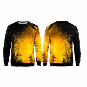 Sudadera Oversize Sublimable Negra de Algodón 100% con Bordado Personalizado y Estampado Puff, Unisex, Estilo Urbano, Venta Caliente - Product Image 4