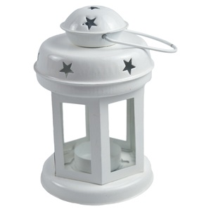Atractivo Portavelas de Hierro de Color Rosa para Jardín y Hogar, Decoración Navideña, Farol Colgante, Artículo Decorativo - Product Image 4