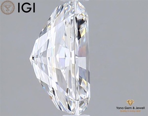 Diamant CVD de laboratoire de 2,00 carats, taille radiant, couleur D, clarté VVS2, avec certificat IGI, collection tendance pour femmes - Product Image 6