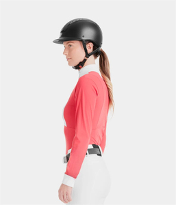 Chemise d'équitation professionnelle à manches courtes, respirante, extensible, légère pour femmes, OEM - Product Image 5