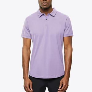 Camiseta de Golf Personalizada de Alta Calidad, Bordada, de Algodón Sólido, para Camisas, Talla Grande, Absorbente de Humedad, con Logotipo Impreso, Informal, de Punto - Product Image 1