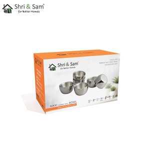 Ensemble de bols à double paroi en acier inoxydable Nikki Series 6 pièces - Product Image 2