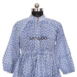 Vestido Romántico Hecho a Mano con Estampado Floral, Recto, Elegante, para Damas de Honor, Ropa de Boda, Algodón Lavable, Ligero, Antiestático - Product Image 6