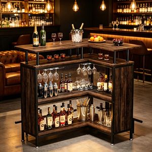 Tavolo da Bar con LED, Arredamento Versatile per Bar Domestici, Discoteche, Hotel, Feste e Cocktail - Product Image 4