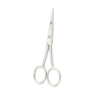 Ciseaux de toilettage en acier inoxydable de 10 cm pour droitiers, ciseaux de précision à 28 dents, manche moyen pour la mise en forme de la barbe et de la moustache - Product Image 3