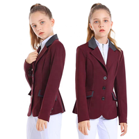 Horsekraft Pantalons d'équitation pour enfants professionnels en spandex/nylon à haute élasticité, veste d'équitation respirante printemps été
