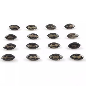 Cuarzo Ahumado Natural Marrón de 2x4mm, Corte Marquesa Facetado, Certificado por Terceros, Venta al por Mayor, Piedras Semipreciosas Sueltas para Fabricación de Joyería DIY - Product Image 1