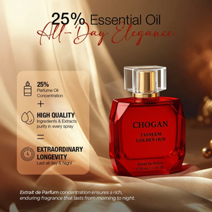 Chogan Tasneem Golden Oud Extrait de Parfum Unisex 100ml for Best Wholesale Price - Product Image 2