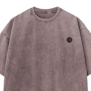 T-shirt moderne délavé pour homme, effet délavé tendance, coton doux, style décontracté et confortable. - Product Image 6