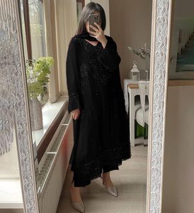 ชุดเดรส Anarkali Salwar Kameez สไตล์อินเดีย-ปากีสถานแบบดั้งเดิมขายดีอันดับต้นๆ สำหรับงานปาร์ตี้ของผู้หญิง ทรงเข้ารูป ผ้าซาตินไหมญี่ปุ่น พร้อมส่ง - Product Image 1