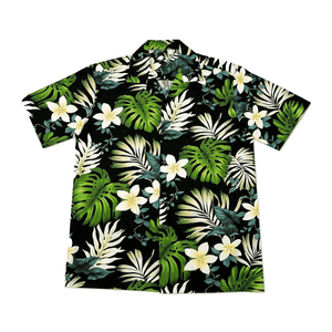 Men's Floral <b>Hawaiian</b> Shirts Casual Button-Up Beach Wear <b>Tops</b> Anti-Wrinkle Sublimation Printed Breathable Quick Dry Eco-Friendly - Product Image 1