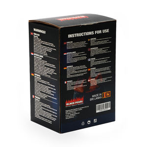 Charbon de coco à faible humidité, respectueux de l'environnement, combustion propre, narguilé, facile à allumer, 100% - Product Image 4