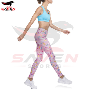 Comfortable Unique Design New Arrival Moisture-Wicking With Own Logo High Performance Workout <b>Slim</b> Fit Yoga <b>Leggings</b> For Women - Product Image 4