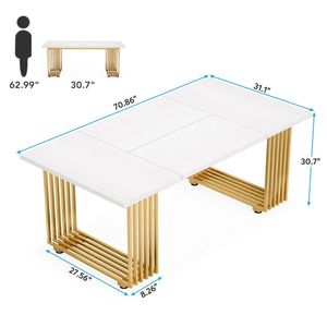 Modern Rectangular <b>Dining</b> <b>Table</b> Design Sense for Kitchen & Living Room Kitchen & Living Room <b>Dining</b> <b>Table</b> - Product Image 5