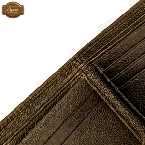 Handmade Woven Heritage Leather <b>Wallet</b> | Genuine Leather Bifold <b>Wallet</b> Men | Slim Vintage Style <b>RFID</b> <b>Blocking</b> Eco-Friendly PVC - Product Image 6