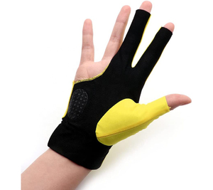 Custom Logo Cue Gloves | Precision 3-Finger Open/Closed Tip | Factory Wholesale Price - Product Image 2