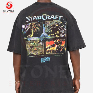 เสื้อยืดผู้ชายคุณภาพสูงขายส่ง สไตล์ใหม่ แบรนด์สตรีทแวร์ ทรงโอเวอร์ไซส์ ผ้าฝ้ายแท้ 100% ระบายอากาศได้ดี เป็นมิตรกับสิ่งแวดล้อม - Product Image 6