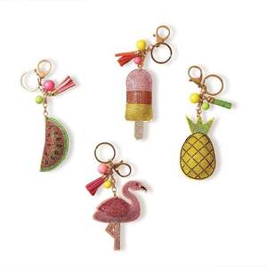 Fashion Seed Bead Keychain Handmade Decorative <b>Key</b> <b>Ring</b> Purse Charm At Best Price - Product Image 2
