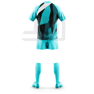 Ensemble short et maillot de rugby personnalisé avec impression numérique et broderie 3D, respirant, coupe-vent, sans couture, écologique, antibactérien, 100% - Product Image 4