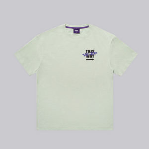 T-shirt à manches courtes pour homme, couleur unie, col rond, décontracté, en jersey de coton respirant, avec logo imprimé sur le devant - Product Image 2