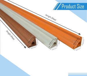 Custom PVC Corner Profile Extruded <b>Plastic</b> Trim Quarter Round Hollow <b>Bead</b> Moulding For Furniture Cabinet Wall Edge Guard Factory - Product Image 1