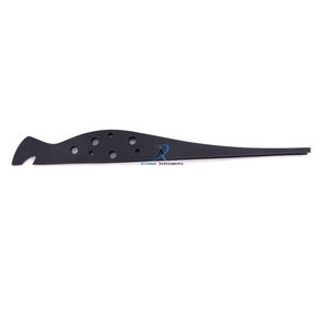 Pince alimentaire noire de 8 pouces avec ouvre-bouteille, pince de cuisine robuste, multifonctionnelle, pour barbecue, utilisation en cuisine - Product Image 4