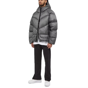 เสื้อแจ็คเก็ตพัฟเฟอร์คุณภาพสูงแบบสั่งทำพิเศษสำหรับผู้ชาย ผู้ใหญ่ และเด็ก  ออกแบบสีและโลโก้ได้ตามต้องการ  แบบ unisex - Product Image 4