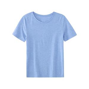 Camiseta Personalizada para Mujer, Algodón Jersey, Estilo Liso, Corte Regular, Ligera, Informal, para Uso Diario - Product Image 4