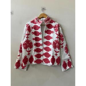Beautiful TNT Suzani Embroidered Cotton Eco-Friendly Bohemian Festival Wear Statement <b>Jacket</b>-Gift Her - Product Image 1